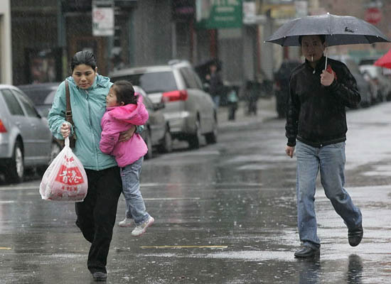 New York City - Rain in April 2007