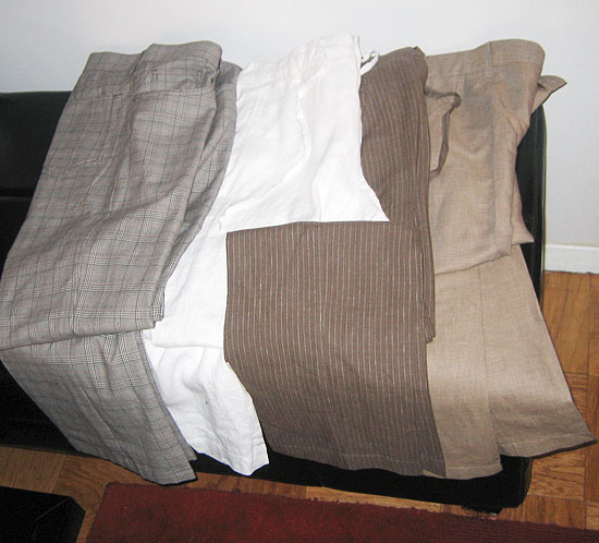 H&M summer 2007 linen trousers