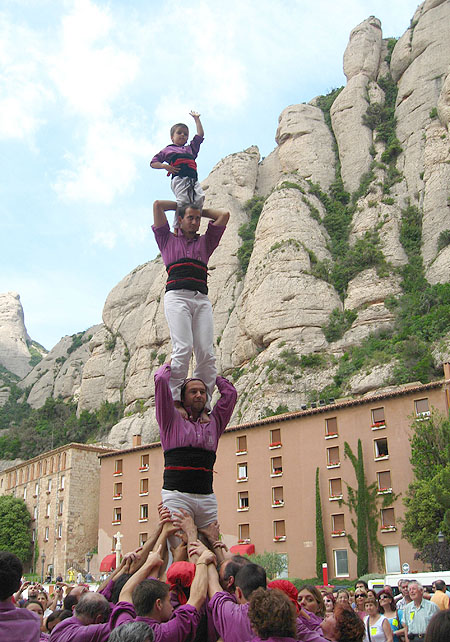 Biel Serena - Castells a Montserrat