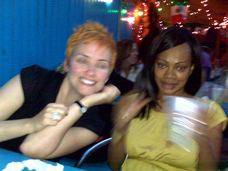 Sarah and Kaye