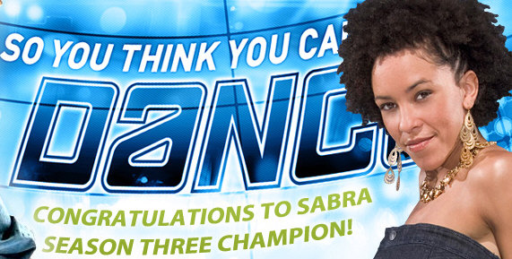 Sabra - So You Think You Can Dance Season 3 Winner