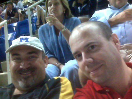 Albert and Pep at the US Open 2007