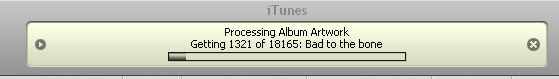 Albert's iTunes processing Album Artwork