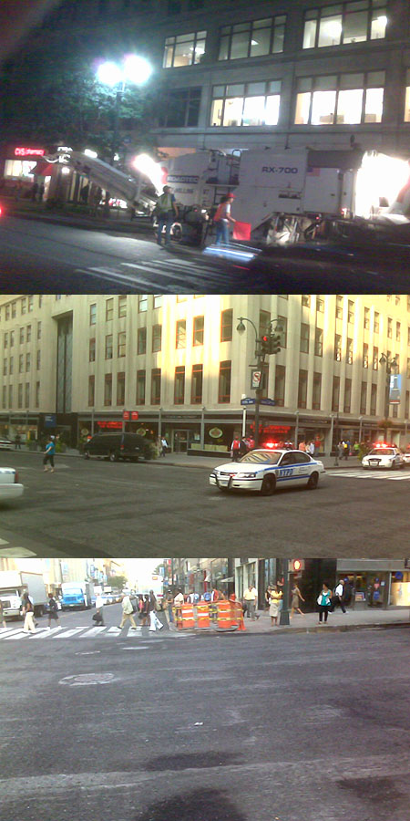 NYC - 5th ave pavement repairs 2007