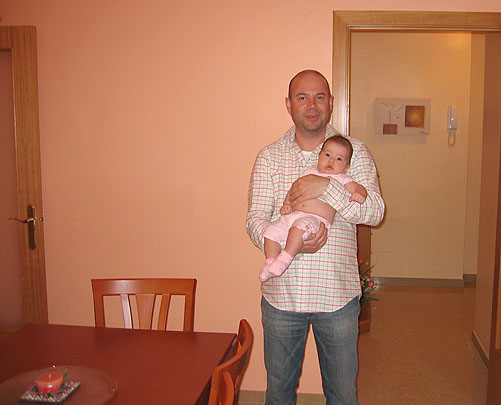 Albert Balcells and his niece Elisabet