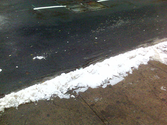 First snow NYC - Winter 07-08