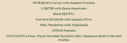 Del Posto Grand Tasting Menu