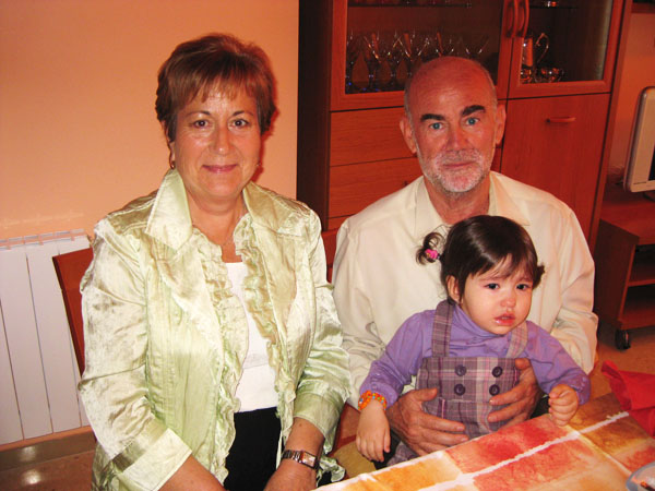 With my parents