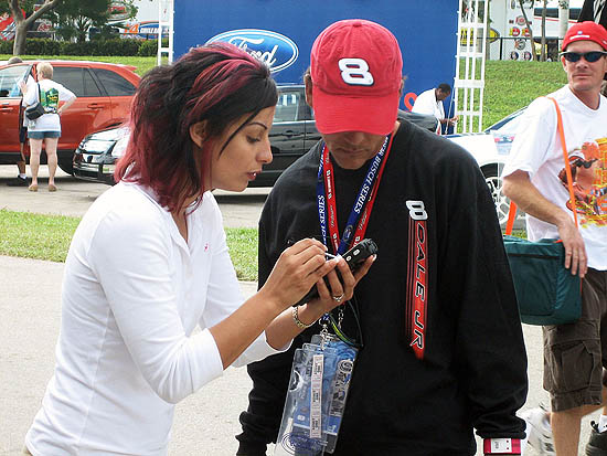 At Homestead NASCAR Race