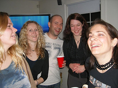 Party at Bobby and Judit's place
