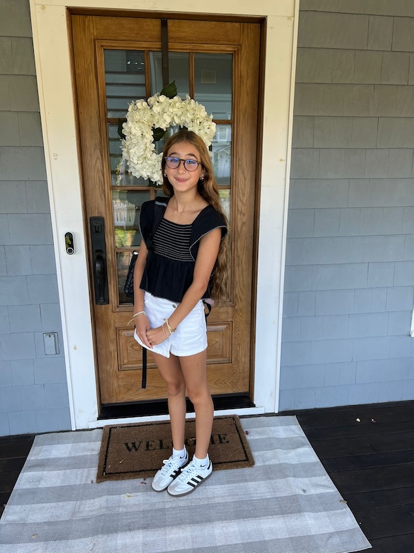 Laia-first-day-of-school-2025 Center Moriches Middle School, NY