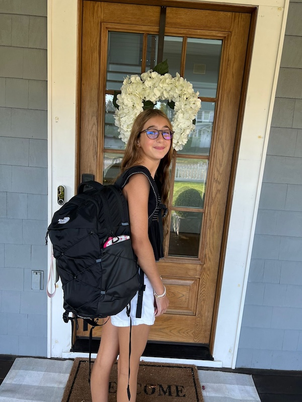 Laia-first-day-of-school-2025 Center Moriches Middle School, NY