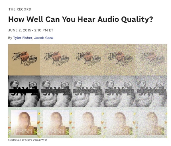 NPR classic audio quality quiz