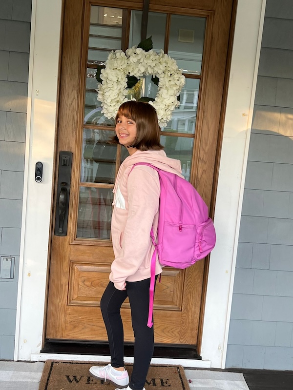 Sofia-first-day-of-school-2025 Center Moriches Middle School, NY