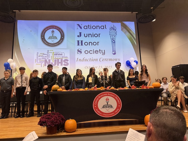 Laia induceted into the National Junior Honor Society 2025