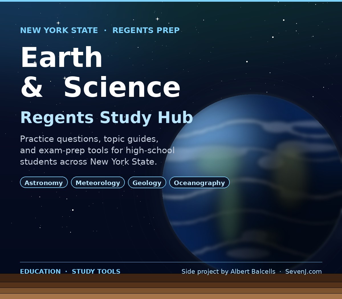 NYS Earth & Science Regents Study Hub: practice questions, topic guides, and exam-prep tools