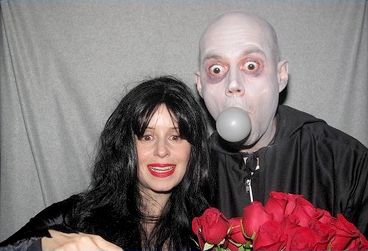 Nicole & Albert are Morticia & Uncle Fester